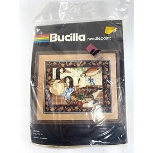 Bucilla Needlepoint Bird Decoys Persian Yarn 100% Wool Hunter Decor  11"x14" Kit
